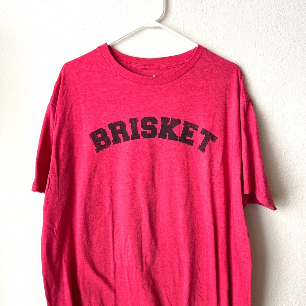Red Brisket Graphic Mens T-Shirt